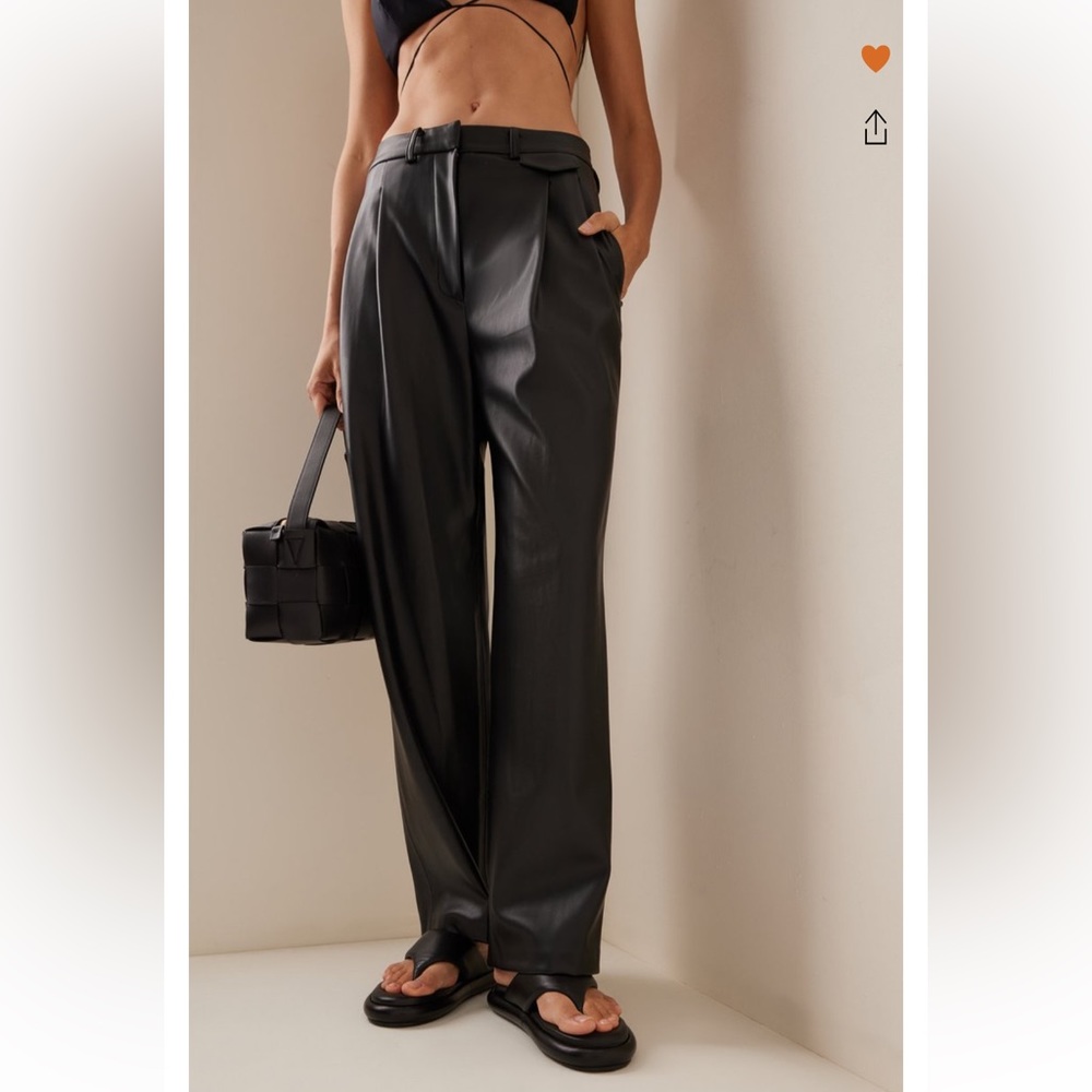 The Frankie Shop Pernille Faux Leather Trousers - Picture 2 of 6